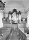 Interieur kerk, naar het westen, met orgel - Losdorp - 20023899 - RCE -  Nederlands Hervormde Kerk: Interieur kerk, naar het westen, met orgel (opmerking: Bij de fotokartons valt deze onder nr. 13.021. Dat nummer is per ongeluk tweemaal uitgegeven.) 
