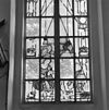Gebrandschilderd raam en detail - Usquert - 20212083 - RCE -  Hervormde Kerk: gebrandschilderd raam en detail 