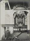 Interieur hervormde kerk met zicht op preekstoel en orgel - Groningen - 20319897 - RCE -  Nieuwe kerk: Interieur hervormde kerk met zicht op preekstoel en orgel 