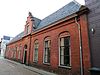 Armhuiszitten Convent - voorgevel van rechts -  Voorgevel van het Armhuiszitten Convent in de Nederlandse stad Groningen gezien van rechts.