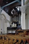 Interieur, aanzicht orgel, orgelnummer 556 - Groningen - 20349155 - RCE -  Nieuwe kerk: Interieur, aanzicht orgel, orgelnummer 556 (opmerking: Gefotografeerd voor Het Historische Orgel in Nederland 1819-1840, bladzijde 263) 