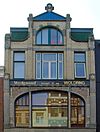 Art nouveau in de Oosterstraat -  Art nouveau Oosterstraat 19 ontworpen door Antonius Theodorus van Elmpt