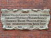 Armhuiszitten Convent - steen 1655 -  Gevelsteen in de voorgevel van het Armhuiszitten Convent in de stad Groningen (Nederland).
