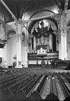 Interieur, preekstoel en orgel - Groningen - 20093160 - RCE -  Nieuwe kerk: interieur, preekstoel en orgel 