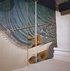 INTERIEUR, GORDIJNSCHILDERING ACHTER HET ORGEL, DETAIL - Groningen - 20278506 - RCE -  Heilige Geest- of Pelstergasthuis: INTERIEUR, GORDIJNSCHILDERING ACHTER HET ORGEL, DETAIL 