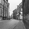 Overzicht Kleine Peperstraat - Groningen - 20092272 - RCE -  De Kleine Peperstraat in Groningen, gezien in de richting van de Oosterstraat. Op de voorgrond rechts een deel van het Pepergasthuis (rm 18661) en daarachter het begin van de Peperstraat. 