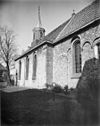 Exterieur naar het noord-westen - Hoogkerk - 20115160 - RCE -  N.H. Kerk, Hoogkerk, Groningen, exterieur naar het noordwesten, 1960 