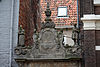 Poort Roode Weeshuis -  Entrance plaque to the Roode Weeshuis in Groningen, the Netherlands 