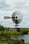 Herkules windmolen Kropswolde.JPG -  De Herkules windmolen in het natuurgebied Leinwijk nabij Kropswolde, Groningen.