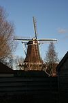 Enumatil - Molen Eben Haezer vanaf kerk -  Enumatil: Molen Eben HaÃ«zer, gezien vanaf de kerk