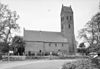 Kerk en toren op kerkhof vanuit het zuid-oosten, vanuit het zuiden en vanuit het noorden - Midwolde - 20158958 - RCE -  Hervormde Kerk: Kerk en toren op kerkhof vanuit het zuid-oosten, vanuit het zuiden en vanuit het noorden 
