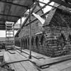 Overzicht top-toren-fries noordgevel - Midwolde - 20159129 - RCE -  Nederlands Hervormde Kerk: overzicht top-toren-fries noordgevel 