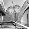 Detail schildering zuid-west hoek gewelf voormalige viering - Westeremden - 20254197 - RCE -  Nederlands Hervormde Kerk: detail schildering zuid-west hoek gewelf voormalige viering 
