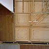 Interieur. Voorhuis, middenkamer, detail van plafond - Oostwold - 20347108 - RCE -  Boerderijen: Interieur. Voorhuis, middenkamer, detail van plafond 