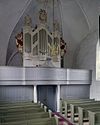 Interieur, aanzicht orgel, orgelnummer 1356 - Siddeburen - 20349150 - RCE -  Nederlands Hervormde Kerk: Interieur, aanzicht orgel, orgelnummer 1356 (opmerking: Gefotografeerd voor Het Historische Orgel in Nederland 1819-1840, bladzijde 93) 
