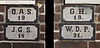 Oldambtster boerderij Scheepswerfstraat Stadskanaal (detail1) -  Oldambtster boerderij aan de Scheepswerfstraat, rijksmonument Stadskanaal (detail: de gevelstenen)