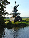 Bovenrijgemolen Ten Boer -  Bovenrijgemolen in Ten Boer 