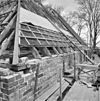 Zuidwand met kapvoeten - Thesinge - 20208032 - RCE -  Nederlands Hervormde Kerk: zuidwand met kapvoeten 