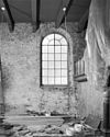 Interieur, muur na ontpleistering - Adorp - 20280310 - RCE -  Nederlands Hervormde Kerk: Interieur, muur na ontpleistering 