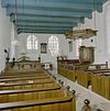 Interieur, overzicht naar het oosten - Adorp - 20275311 - RCE -  Nederlands Hervormde Kerk: Interieur, overzicht naar het oosten 