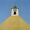 Exterieur westgevel, toren - Adorp - 20275307 - RCE -  Nederlands Hervormde Kerk: Exterieur westgevel, toren 