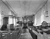 Interieur naar het westen - Baflo - 20027390 - RCE -  N.H.Kerk: interieur naar het westen 