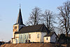 Sint-Clemenskerk (Brunssum).JPG -  The Sint-Clemenskerk in Brunssum after the demolition of Huize Tieder.  De Sint-Clemenskerk te Brunssum na de sloop van het klooster: Huize Tieder.  Die Sint-Clemenskerk in Brunssum nach dem Abriss des Klosters: Huize Tieder.