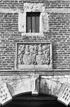 Exterieur KASTEELHOEVE, TOEGANGSPOORT, WAPENSTEEN - Mheer - 20272538 - RCE -  Mheer: Exterieur KASTEELHOEVE, TOEGANGSPOORT, WAPENSTEEN 