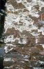Detail van de buitenmuur