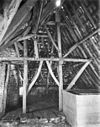 Interieur hoekconstructie van de kap - Grathem - 20083522 - RCE -  Kasteel Ten Hove: interieur hoekconstructie van de kap 