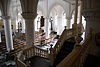 Interieur opname Abdijkerk Thorn.JPG -  Vanuit de kapittelzaal genomen opname met trappenpartij naar het Dameskoor met Marianum +/-1500 
