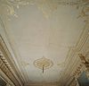 Interieur begane grond, kamer met wandschilderingen, plafond met stucwerk en schilderingen - Maastricht - 20333143 - RCE -  Herenhuis/ Stucwerk: Interieur begane grond, kamer met wandschilderingen, plafond met stucwerk en schilderingen 