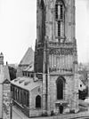 Onderste deel toren gezien vanuit het noordwesten - Maastricht - 20146839 - RCE -  Sint Janskerk: Onderste deel toren gezien vanuit het noordwesten 