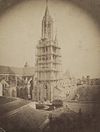 Zicht vanuit het zuidwesten tijdens restauratie - Maastricht - 20325786 - RCE -  Sint Janskerk: Zicht vanuit het zuidwesten tijdens restauratie (opmerking: Linksonder op foto: L. Sohl & Fils) 