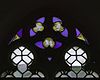 Interieur kapel, spitsboogvenster in glas-in-lood - Maastricht - 20335409 - RCE -  Drukkerijmuseum: Interieur kapel, spitsboogvenster in glas-in-lood 