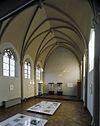 Interieur kapel, overzicht verdieping - Maastricht - 20335424 - RCE -  Drukkerijmuseum: Interieur kapel, overzicht verdieping 