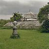 Exterieur OVERZICHT ZONNEWIJZER EN KASSEN IN HET PARK - Maastricht - 20268792 - RCE -  Kasteel Vaeshartelt: Exterieur OVERZICHT ZONNEWIJZER EN KASSEN IN HET PARK 