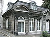 House at Papenstraat Maastricht 3.JPG -  'Dragonderwacht' guard house at Sint Servaasklooster 41 Maastricht, opposite the former provincial government building.  Sint Servaasklooster 41, Maastricht 