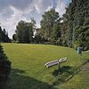 Overzicht tuin met ovaalvormig padstructuur - Maastricht - 20353913 - RCE -  Trichter College: Overzicht tuin met ovaalvormig padstructuur 