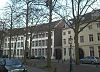 LightPhoenix Maastricht Jekerkwartier Grote Looiersstraat UM Inner City Library -  Overview of the Grote Looiersstraat including the entrance gate to the Universiteit Maastricht inner city library in the Jekerkwartier neighbourhood of Maastricht, Limburg, The Netherlands}} 