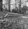 Keermuur voor het Jachtslot, noordzijde - Molenhoek - 20002564 - RCE -  Jachtslot Mookerheide: Keermuur voor het Jachtslot, noordzijde 