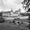 Zijaanzicht Jachtslot met later aangebouwde vleugel van het voormalige klooster - Molenhoek - 20002520 - RCE -  Jachtslot Mookerheide: Zijaanzicht Jachtslot met later aangebouwde vleugel van het voormalige klooster 