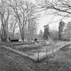 Overzicht hertenkamp met wateropslag (brandveiligheid) - Molenhoek - 20002538 - RCE -  Jachtslot Mookerheide: Overzicht hertenkamp met wateropslag (brandveiligheid) 