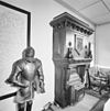Interieur, eerste verdieping, kamer met schouw - Molenhoek - 20002589 - RCE -  Jachtslot Mookerheide: Interieur, eerste verdieping, kamer met schouw 