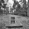 Toegang tot de wildkelder in het parkbos - Molenhoek - 20002571 - RCE -  Jachtslot Mookerheide: Toegang tot de wildkelder in het parkbos 