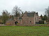 Huis de Dael, omgracht bakstenen landhuis met binnenhof, ten dele met