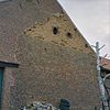 Detail gevel schuur met vervallen metselwerk - Bingelrade - 20328741 - RCE -  Boerderijen: Detail gevel schuur met vervallen metselwerk 