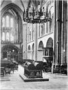 Interieur naar het westen - Roermond - 20189107 - RCE -  Munster Kerk Of Onze Lieve Vrouwe Kerk: interieur naar het westen 