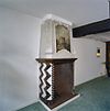 Interieur, eerste verdieping- schoorsteen met beschilderde schoorsteenboezem - Roermond - 20346320 - RCE -  Schoorsteen/ Schoorsteenstuk: Interieur, eerste verdieping: schoorsteen met beschilderde schoorsteenboezem 