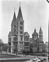 Exterieur overzicht naar het noord-oosten - Roermond - 20189273 - RCE -  Munster Kerk Of Onze Lieve Vrouwe Kerk: exterieur overzicht naar het noord-oosten 
